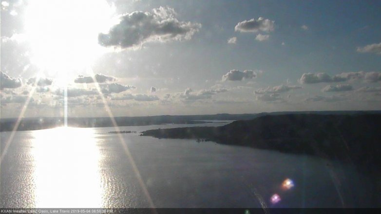 Lake Travis webcam, May 4, 2019 6:00 PM CT
