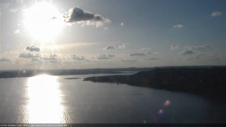 Lake Travis webcam, May 4, 2019 6:10 PM CT