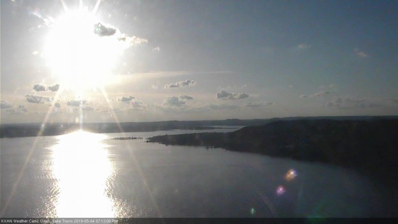 Lake Travis webcam, May 4, 2019 6:15 PM CT