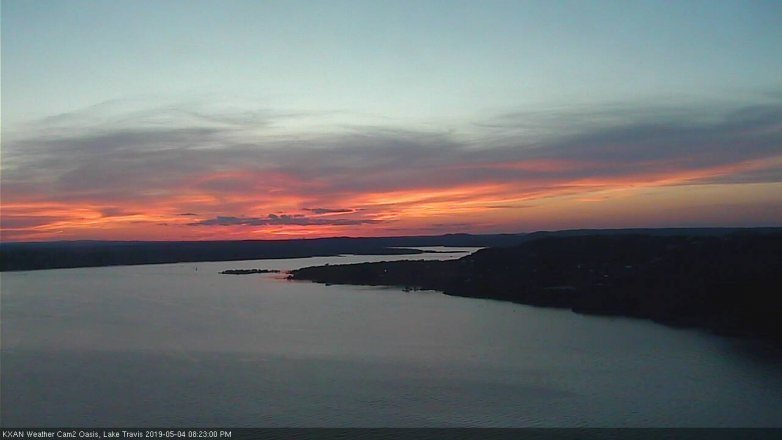 Lake Travis webcam, May 4, 2019 7:25 PM CT