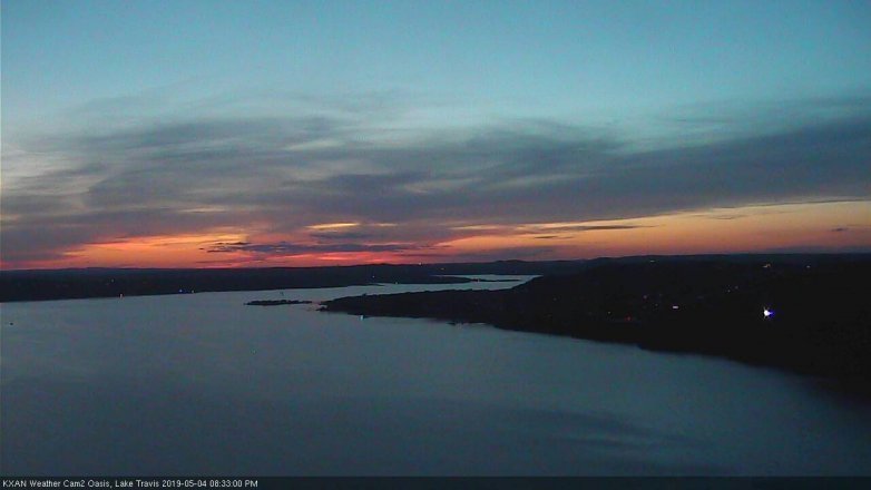 Lake Travis webcam, May 4, 2019 7:35 PM CT