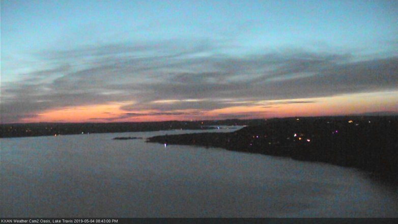 Lake Travis webcam, May 4, 2019 7:45 PM CT