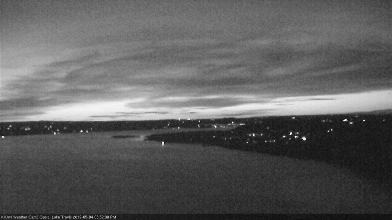Lake Travis webcam, May 4, 2019 7:55 PM CT