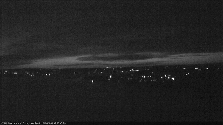 Lake Travis webcam, May 4, 2019 8:05 PM CT