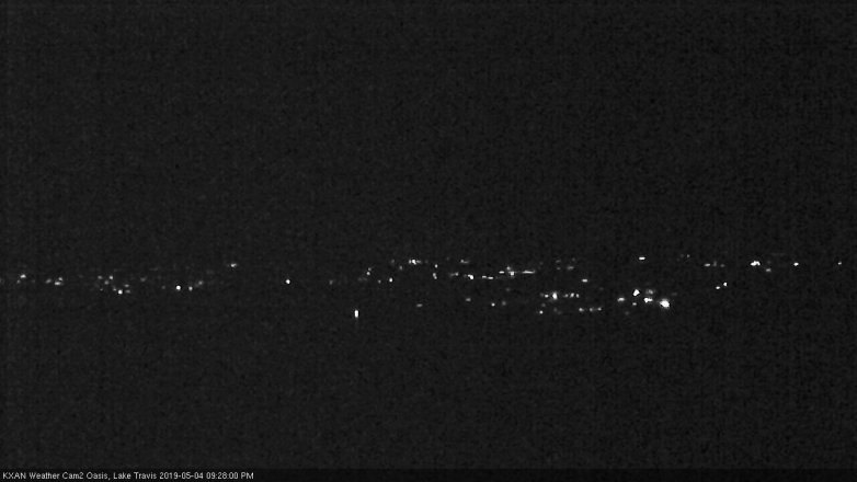 Lake Travis webcam, May 4, 2019 8:30 PM CT