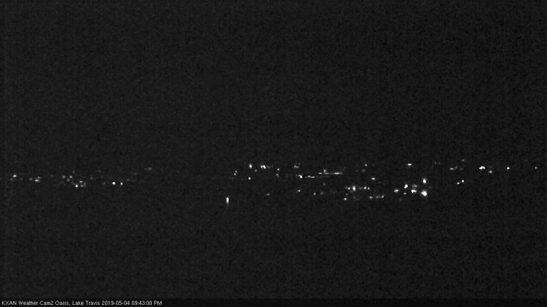 Lake Travis webcam, May 4, 2019 8:45 PM CT