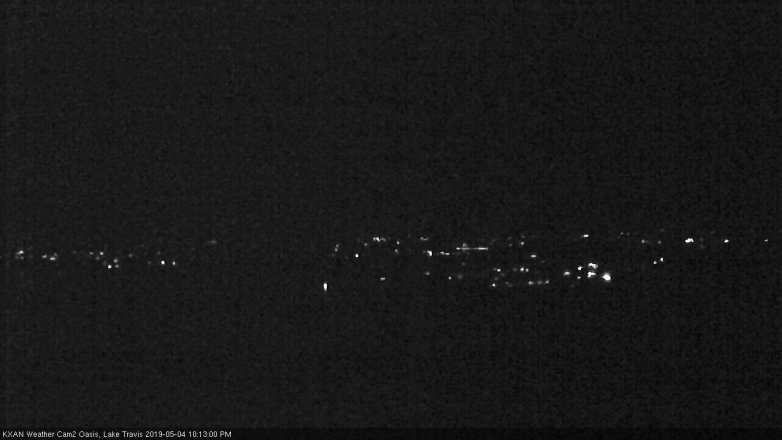 Lake Travis webcam, May 4, 2019 9:15 PM CT
