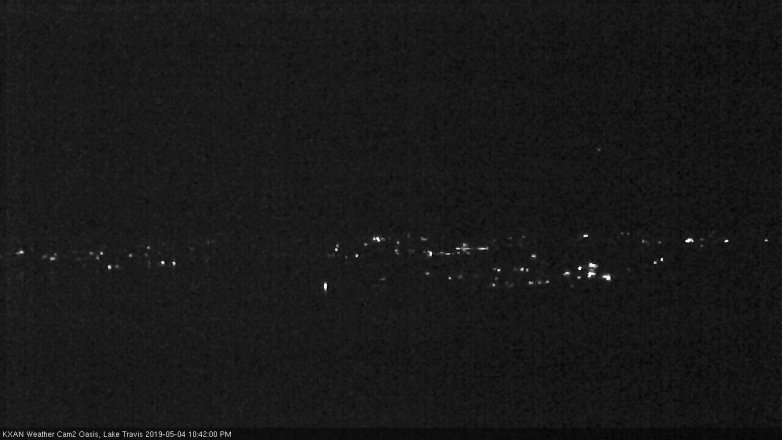 Lake Travis webcam, May 4, 2019 9:45 PM CT
