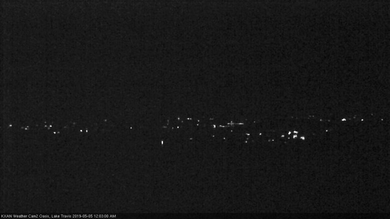 Lake Travis webcam, May 4, 2019 11:05 PM CT