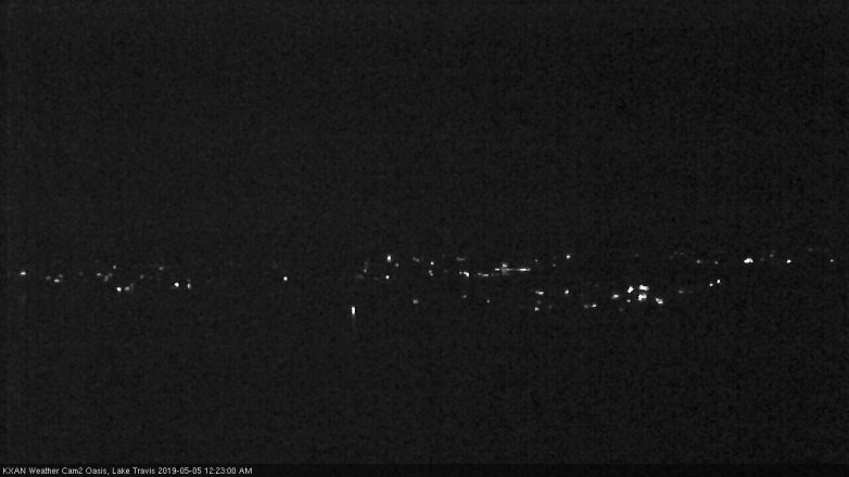 Lake Travis webcam, May 4, 2019 11:25 PM CT