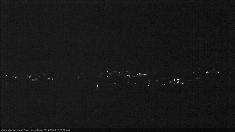 Lake Travis webcam, May 4, 2019 11:30 PM CT
