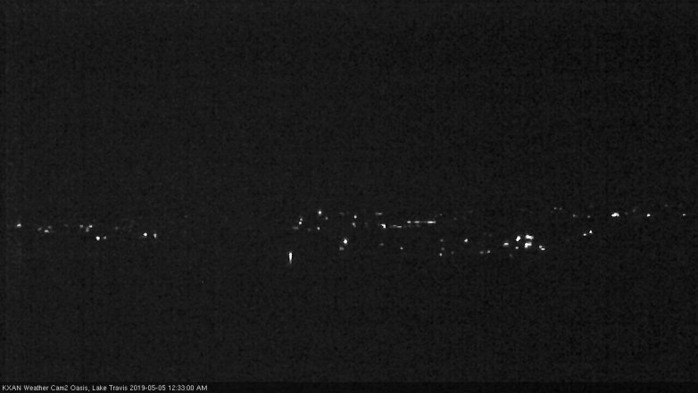 Lake Travis webcam, May 4, 2019 11:35 PM CT