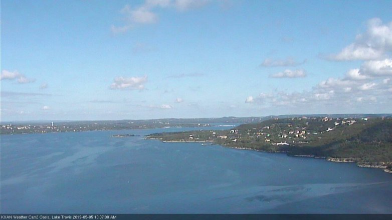 Lake Travis webcam, May 5, 2019 9:10 AM CT
