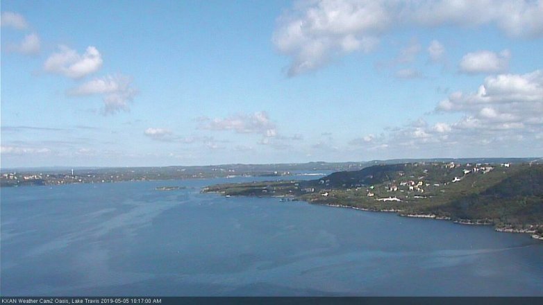 Lake Travis webcam, May 5, 2019 9:20 AM CT