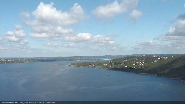Lake Travis webcam, May 5, 2019 9:40 AM CT