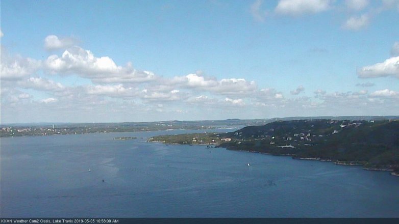 Lake Travis webcam, May 5, 2019 10:00 AM CT