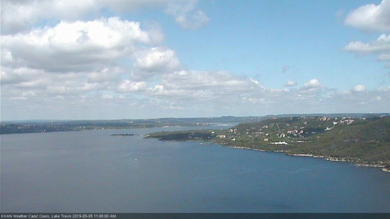 Lake Travis webcam, May 5, 2019 10:10 AM CT