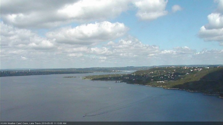 Lake Travis webcam, May 5, 2019 10:15 AM CT