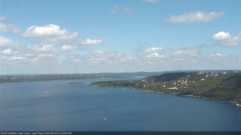 Lake Travis webcam, May 5, 2019 10:35 AM CT