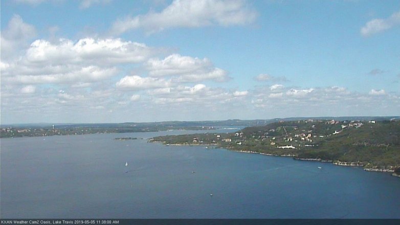 Lake Travis webcam, May 5, 2019 10:40 AM CT