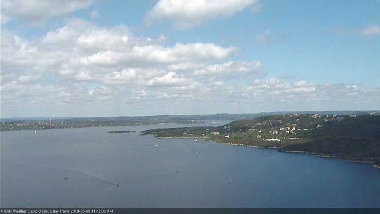 Lake Travis webcam, May 5, 2019 10:45 AM CT