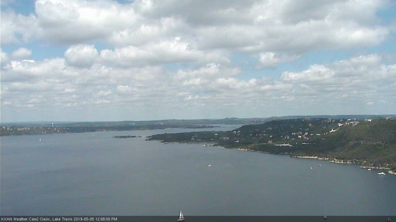 Lake Travis webcam, May 5, 2019 11:10 AM CT