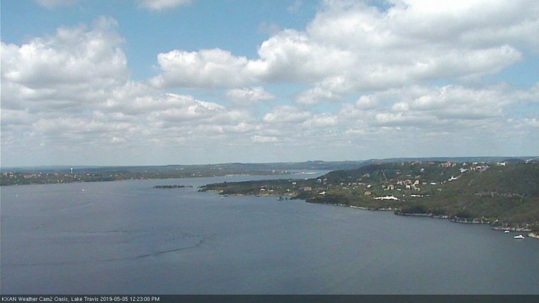 Lake Travis webcam, May 5, 2019 11:25 AM CT