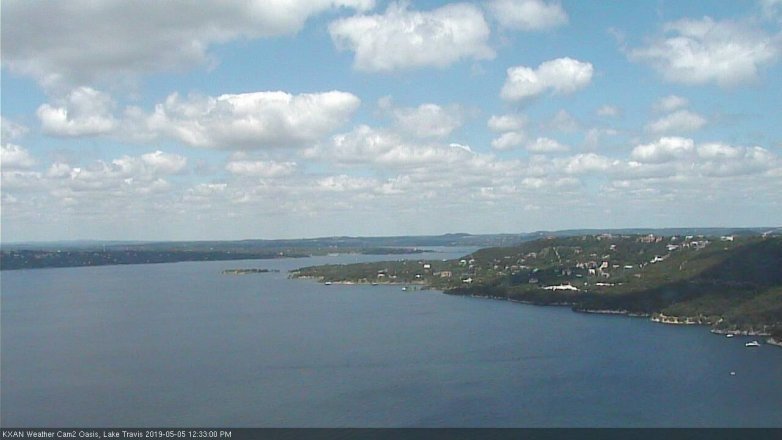 Lake Travis webcam, May 5, 2019 11:35 AM CT