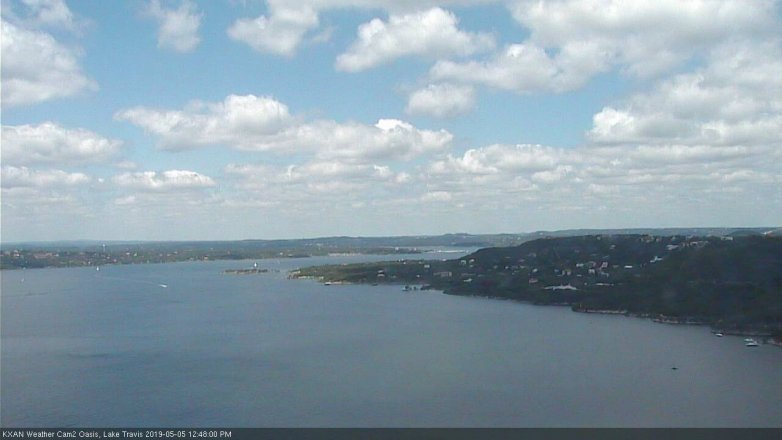 Lake Travis webcam, May 5, 2019 11:50 AM CT