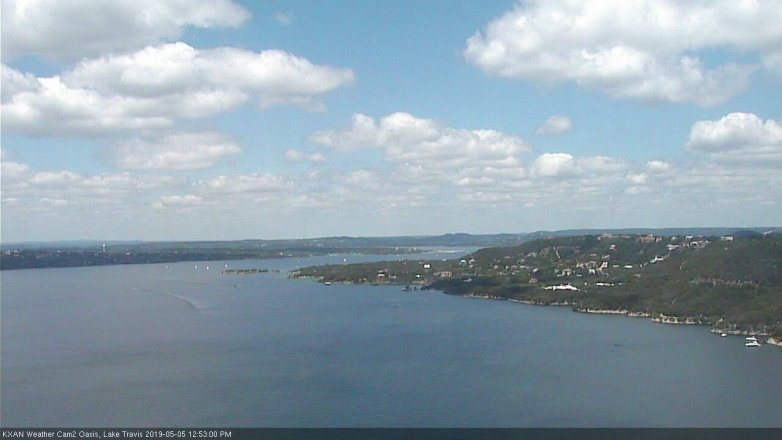 Lake Travis webcam, May 5, 2019 11:55 AM CT