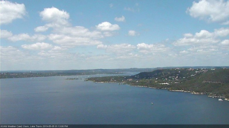 Lake Travis webcam, May 5, 2019 12:15 PM CT