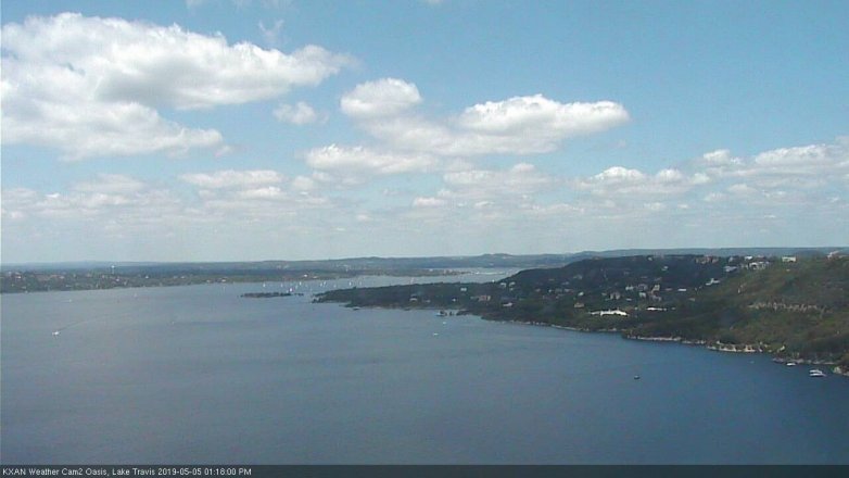 Lake Travis webcam, May 5, 2019 12:20 PM CT