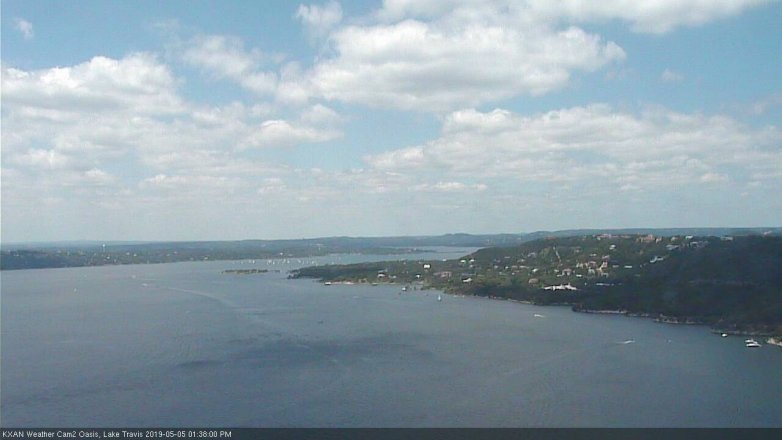 Lake Travis webcam, May 5, 2019 12:40 PM CT