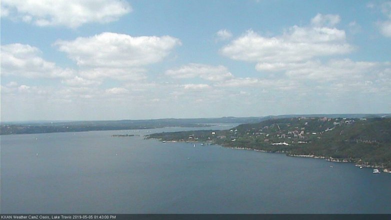 Lake Travis webcam, May 5, 2019 12:45 PM CT