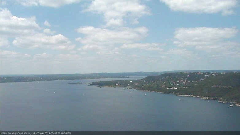 Lake Travis webcam, May 5, 2019 12:50 PM CT