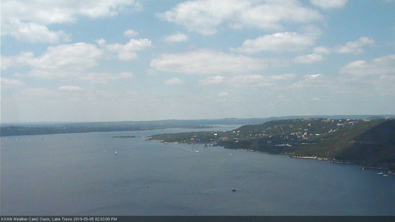 Lake Travis webcam, May 5, 2019 1:05 PM CT