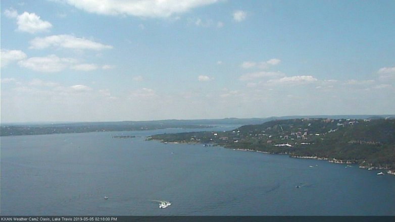 Lake Travis webcam, May 5, 2019 1:20 PM CT
