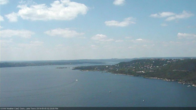 Lake Travis webcam, May 5, 2019 1:30 PM CT