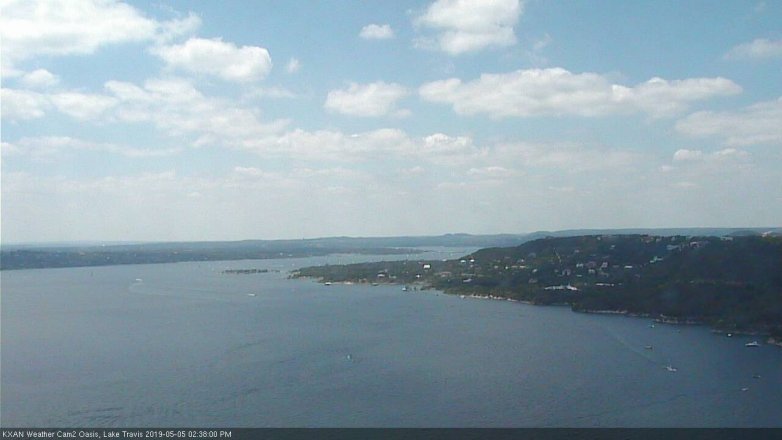 Lake Travis webcam, May 5, 2019 1:40 PM CT