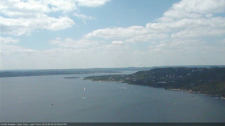 Lake Travis webcam, May 5, 2019 2:00 PM CT