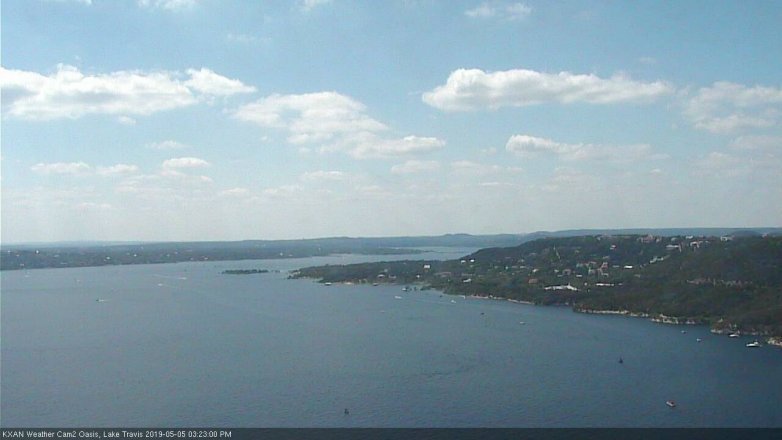 Lake Travis webcam, May 5, 2019 2:25 PM CT