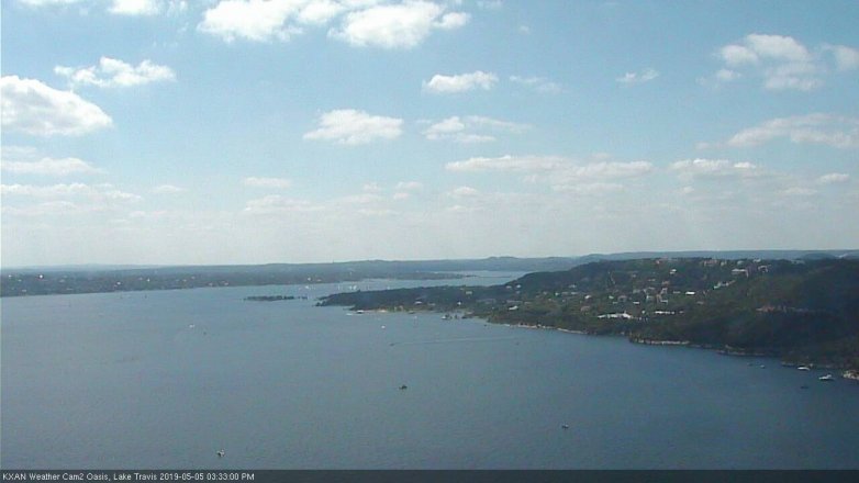 Lake Travis webcam, May 5, 2019 2:35 PM CT