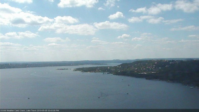 Lake Travis webcam, May 5, 2019 2:45 PM CT