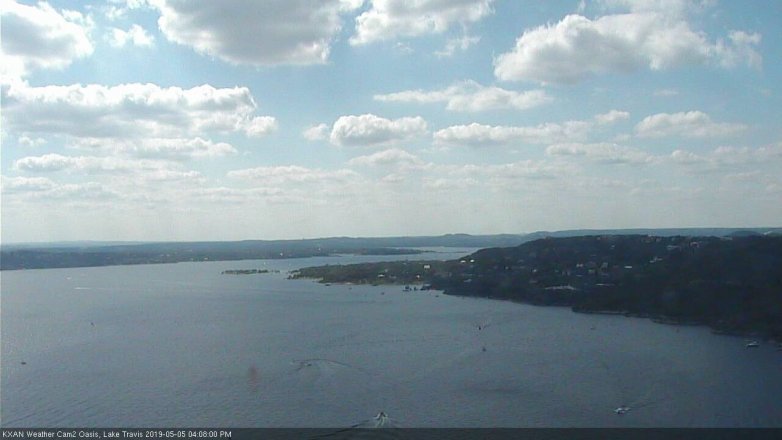 Lake Travis webcam, May 5, 2019 3:10 PM CT