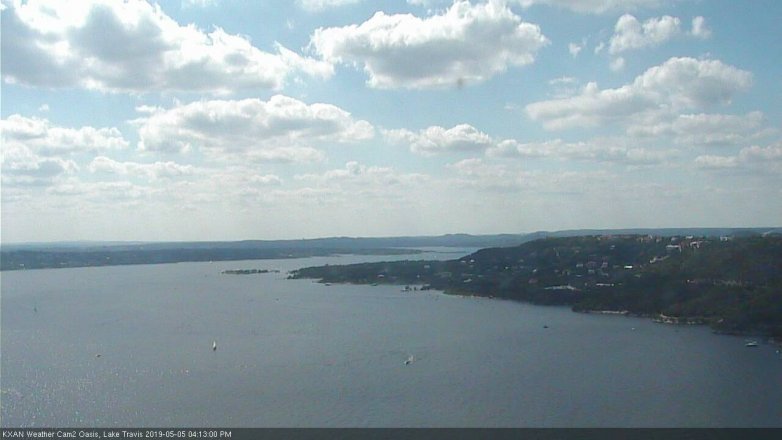 Lake Travis webcam, May 5, 2019 3:15 PM CT