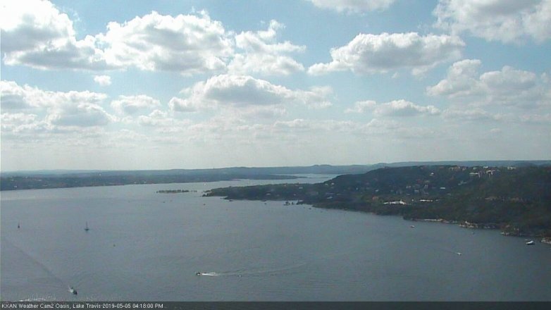 Lake Travis webcam, May 5, 2019 3:20 PM CT
