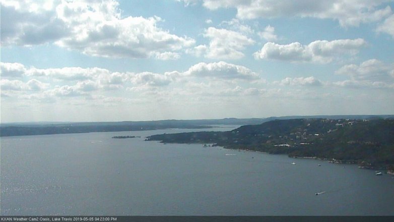 Lake Travis webcam, May 5, 2019 3:25 PM CT