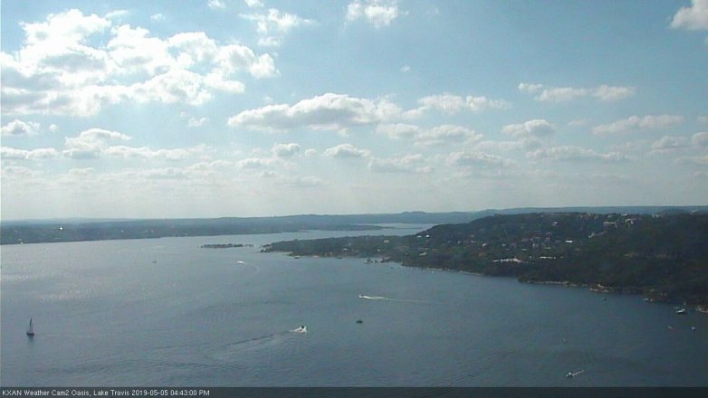 Lake Travis webcam, May 5, 2019 3:45 PM CT