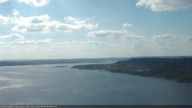 Lake Travis webcam, May 5, 2019 3:50 PM CT