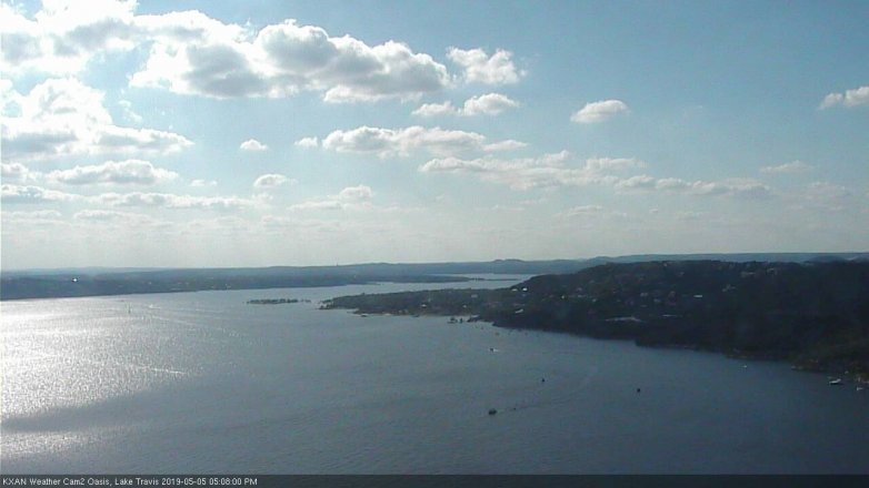 Lake Travis webcam, May 5, 2019 4:10 PM CT
